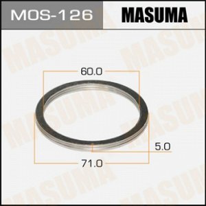 Фасовка Кольцо глушителя MASUMA 60х71, уп.2шт Ms._MoS-126. уп2шт