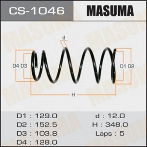 Пружина подвески MASUMA front VITZ/SCP13, NCP13 CS-1046