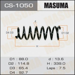Пружина подвески MASUMA rear MARKII/ JZX110 CS-1050
