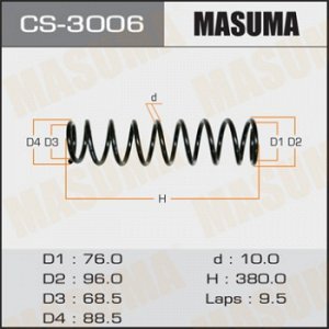 Пружина подвески MASUMA rear LANCER/ CS2W, CS5W CS-3006