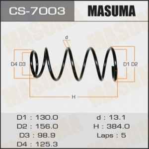 Пружина подвески MASUMA rear FORESTER/ SG5 CS-7003
