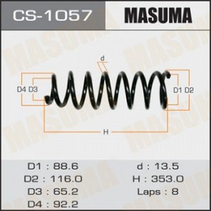 Пружина подвески MASUMA rear MARKII/ GX110 CS-1057