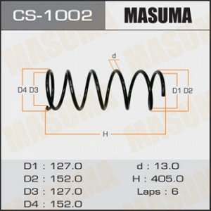 Пружина подвески MASUMA front CALDINA/ ST190,191, CT190,191 CS-1002