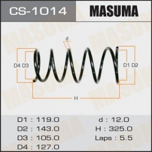 Пружина подвески MASUMA front CORSA/ EL43, EL45 CS-1014