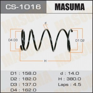 Пружина подвески MASUMA front RAV4/ ACA21 CS-1016