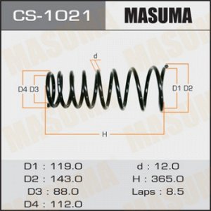 Пружина подвески MASUMA rear CALDINA/ ST195 CS-1021