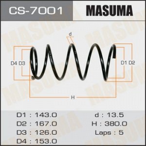 Пружина подвески MASUMA front FORESTER/ SF5 CS-7001
