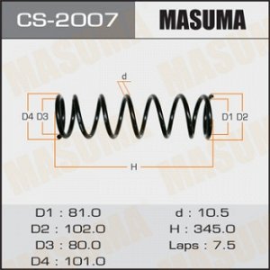 Пружина подвески MASUMA front CUBE/ Z10 CS-2007