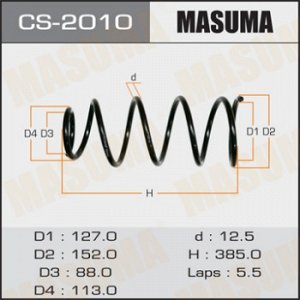 Пружина подвески MASUMA front SUNNY/ B15 CS-2010