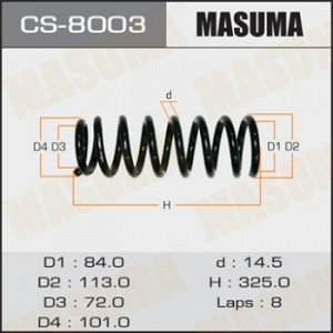 Пружина подвески MASUMA front ESCUDO/ SQ416L CS-8003