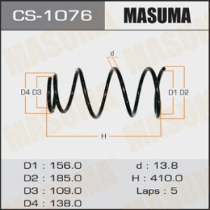 Пружина подвески MASUMA front CAMRY/ ACV30 CS-1076