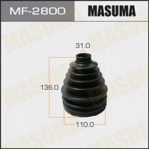 Пыльник ШРУСа MASUMA Пластик MF-2800 LAND CRUISER/ HDJ101, UZJ100 front out MF-2800