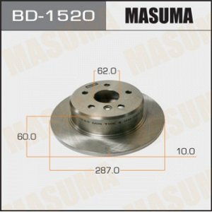 Диск тормозной MASUMA rear CAMRY/ ACV35 [уп.2] BD-1520