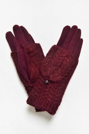 Перчатки-митенки женские на флисе (р. free size) арт. 208212
