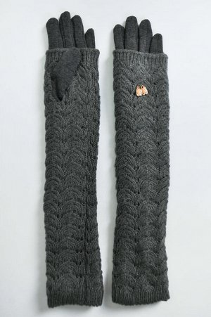 Перчатки женские длинные на флисе (48 см.) арт. 208643