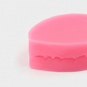 Молд «Лист вишни», силикон, 2 части 7,5x5,5 см, цвет МИКС
