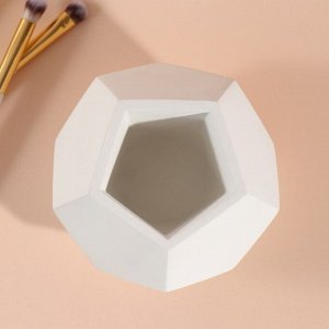 Подставка для благовоний, конусов «Пятиугольник», 11*11*7.5 см, белый