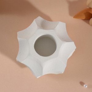 Подставка для благовоний, конусов «Грани», белый 7.5?7.5?5 см,