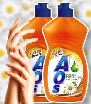 АОС гель для мытья посуды Бальзам Ромашка Витамин Е (450 г)