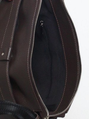 Мужская кожаная сумка Richet 1609LN 354 Коричневый