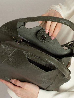 Женская кожаная сумка Richet 2920LN 294 Зеленый