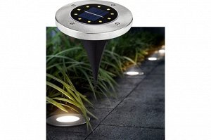 Садовый светильник  на солнечной батарее для дорожек