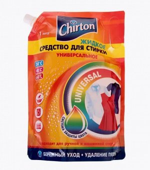 Жидкое средство для стирки Chirton, гель, универсальное, 1 л