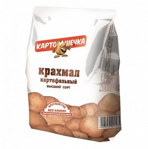 Крахмал карт. КАРТОШЕЧКА в/с (пакет 200г)