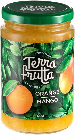 Джем TERRA FRUTTA 'Апельсин-Манго' ст/бан 200  гр