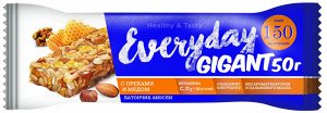 Батончик EVERYDAY GIGANT орехи/мёд 50 гр
