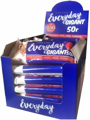 Батончик EVERYDAY GIGANT яблоко/клюква, 50 гр