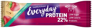 Батончик протеиновый EVERYDAY PROTEIN клубника со злаками 40г
