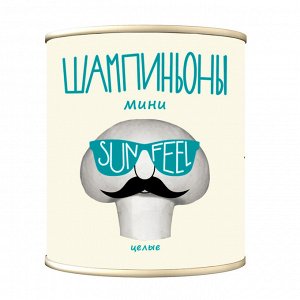 Шампиньоны целые маринов. 425 мл/24, ж/б Sunfeel