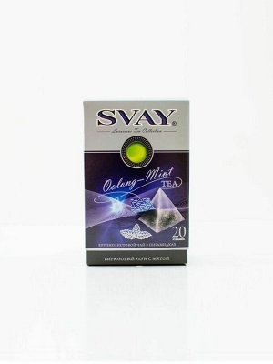 Чай SVAY Oolong Mint пирамидки (зеленый) 2.5 г, 20 пак