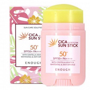 Enough Стик солнцезащитный для лица и тела с центеллой / Cica Sun Stick SPF50+/PA++++, 20 г