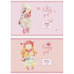 Альбом для рисования 08л., А4, на скрепке ArtSpace &quot;Персонажи. Lovely dolls&quot;, обложка-офсет