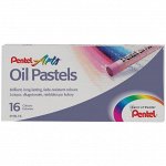 Пастель масляная Pentel, 16 цветов, картон. упак.
