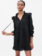 GAP - мини-платье с оборками и люверсами