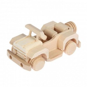 Сувенир деревянный "Машина кабриолет"