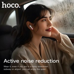NEW ! Беспроводные наушники Hoco Pro EQ16 Shine True TWS, шумоподавление ANC+ENC, LED
