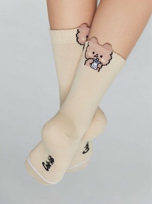 Носки детские с декоративным 3D-пикотом “Bear”