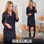 Платье полоска