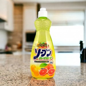Средство для мытья посуды (гель) Грейпфрут KANEYO, 600мл, Япония
