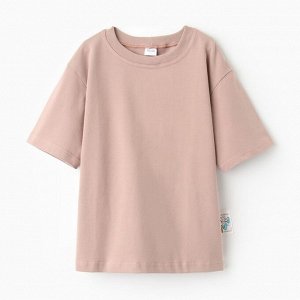 Футболка детская MINAKU:Basic line kids цвет бежевый.
