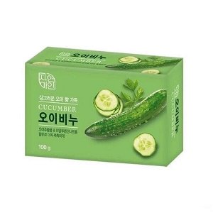 MUKUNGHWA Мыло кусковое Moisture Cucumber Soap с экстрактом огурца, 100 г