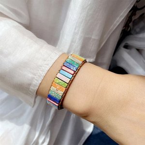 Богемный браслет из Императорского камня, 7 чакр