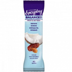 Баточник Фруктово-ореховый EVERYDAY Balanced Кокос-Миндаль 45 гр