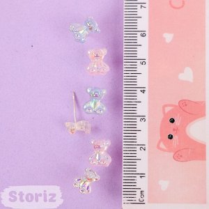 Storiz Набор сережек &quot;Bear&quot; (3шт)