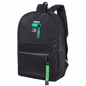 Рюкзак MERLIN G706 черно-зеленый