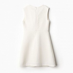 Платье нарядное детское MINAKU: PartyDress, цвет белый.